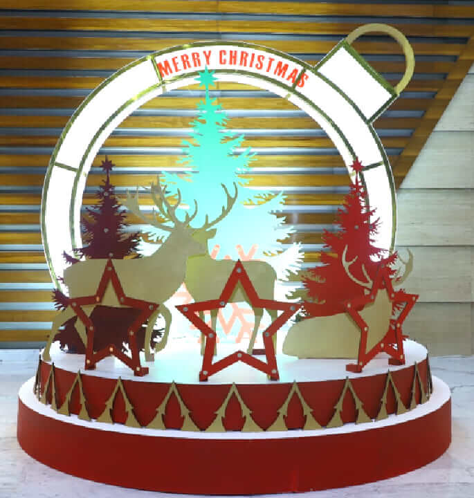 Christmas Festival décor for Nucleus corporation